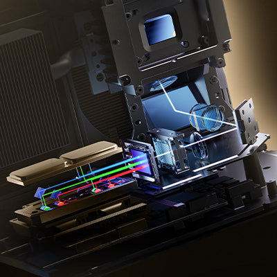 JMGO独自開発の3色レーザー